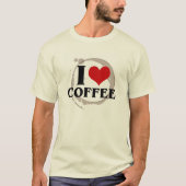 I Liebe Kaffee T-Shirt (Vorderseite)