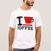 I LIEBE-KAFFEE T-Shirt (Vorderseite)
