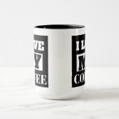 I LIEBE KAFFEE Tasse (Zentrum)