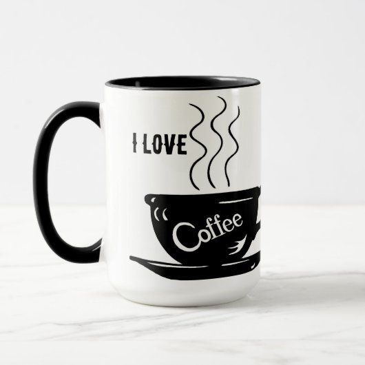 I Liebe Kaffee Tasse (Links)