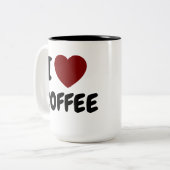 I Liebe Kaffee Tasse (Vorderseite Links)