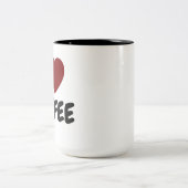 I Liebe Kaffee Tasse (Mittel)