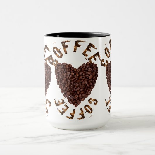 I Liebe Kaffee Tasse (Zentrum)