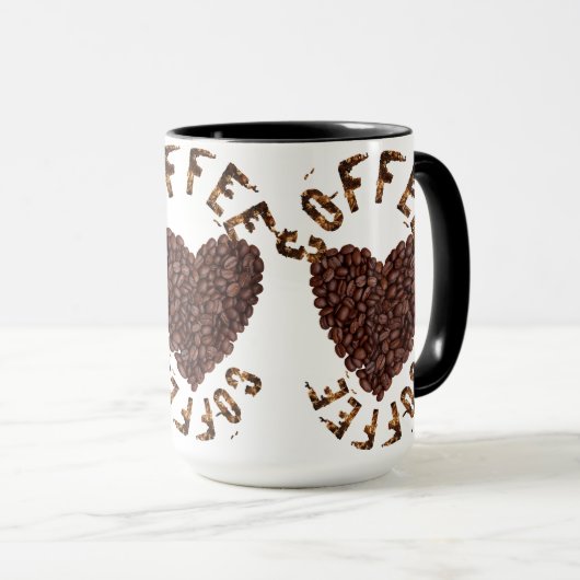 I Liebe Kaffee Tasse (VorderseiteRechts)