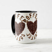 I Liebe Kaffee Tasse (Vorderseite Links)