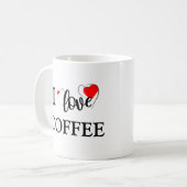 I Liebe Kaffee Tasse (Vorderseite Links)