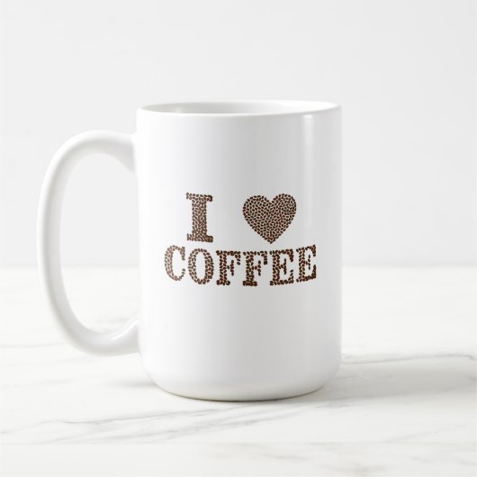I Liebe Kaffee Tasse (Links)