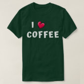 I Liebe Kaffee Tshirt Classic TShirt (Design vorne)