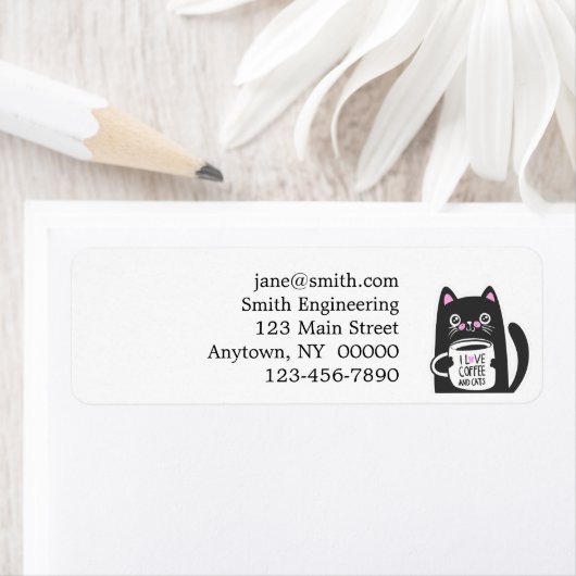 I Liebe Kaffee und Katzen - Wählen Sie die Hinterg (Insitu)