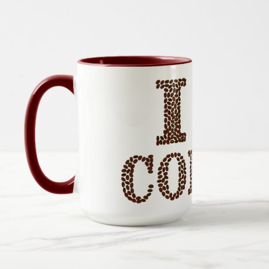 I Liebe Kaffeedesign Tasse (Links)