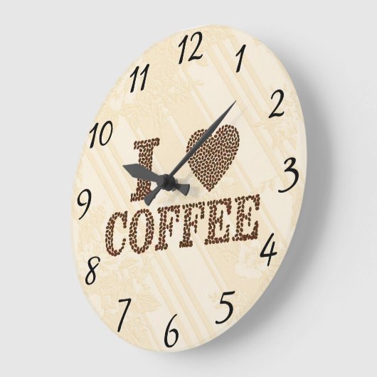I Liebe Kaffeemauer Uhr (Winkel)