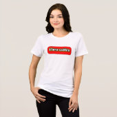 I Liebe Kaffeemocha Tri-Blend Shirt (Vorderseite voll)