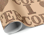 I Liebe Kaffeepapier Geschenkpapier (Rolleneckpunkt)