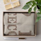 I Liebe Kaffeepapiere Seidenpapier (Geschenk)