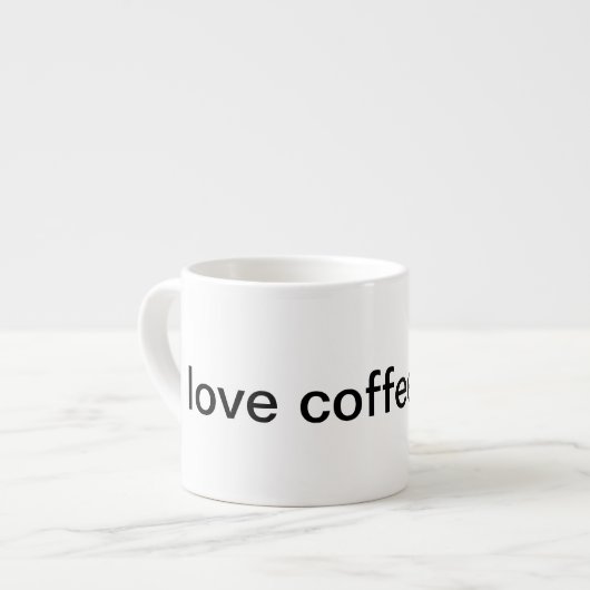 I Liebe Kaffeepause Espressotasse (Vorderseite Links)