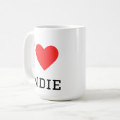 I LIEBE KAFFEETASSE (Vorderseite Links)