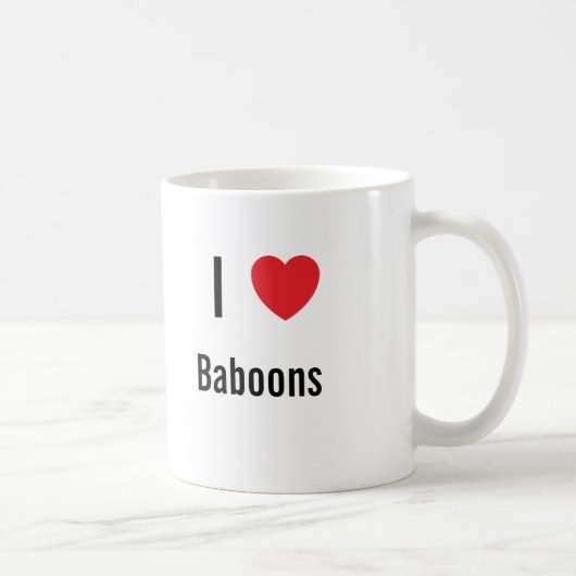 I Liebe Kaffeetasse (Rechts)