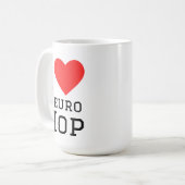 I LIEBE KAFFEETASSE (Vorderseite Links)
