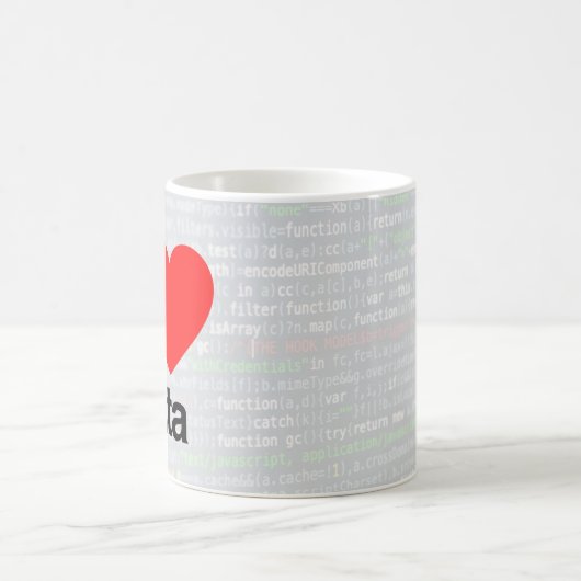 i LIEBE Kaffeetasse (Mittel)