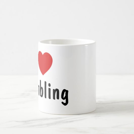 I Liebe Kaffeetasse (Mittel)