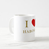 I Liebe Kaffeetasse (Vorderseite Links)