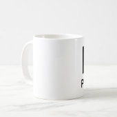 i LIEBE Kaffeetasse (Vorderseite Links)