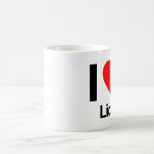 i LIEBE Kaffeetasse (Mittel)