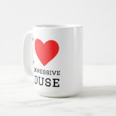 I LIEBE KAFFEETASSE (Vorderseite Links)