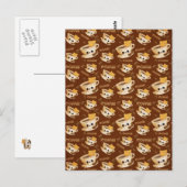 I Liebe Kaffeetyp Postkarte (Vorne/Hinten)