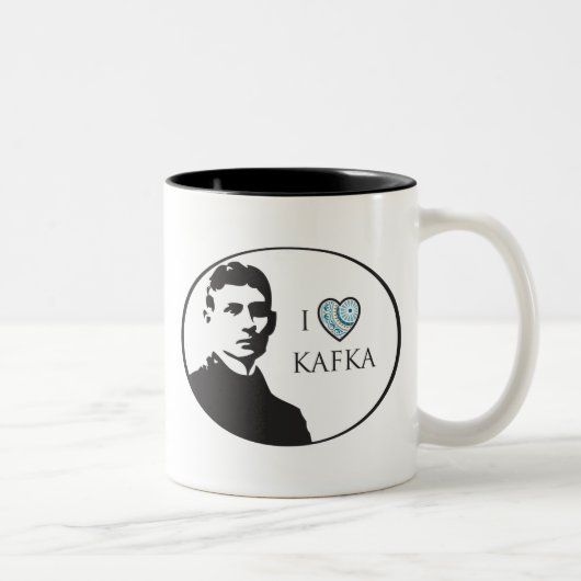 I Liebe Kafka Tasse (Rechts)