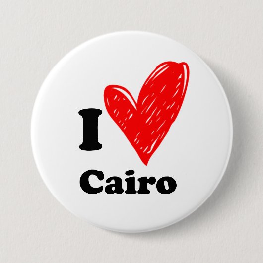 I Liebe Kairo Button (Vorderseite)