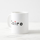 I Liebe Kairo Kaffeetasse (Vorderseite Links)