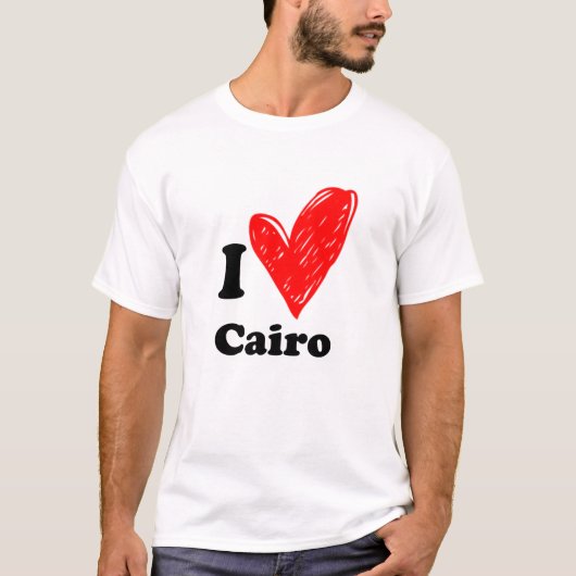 I Liebe Kairo T Shirt (Vorderseite)