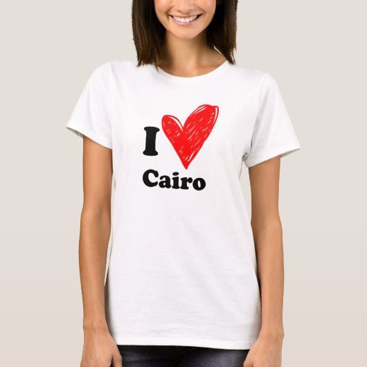 I Liebe Kairo T-Shirt (Vorderseite)