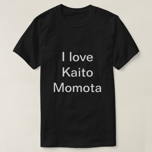 I Liebe Kaito Momota - T-Shirt des Fan-NDRV3 (Design vorne)