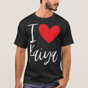 I Liebe Kaiya Name Personalisiert Girl Beste Freun T-Shirt