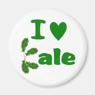 I Liebe Kale (I Herz Kale) Gemüse/Gärtner Magnet