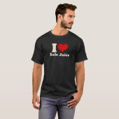 I Liebe Kale Juice T-Shirt (Vorne ganz)