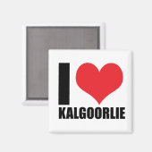I Liebe Kalgoorlie Magnet (Vorderseite/Rückseite)
