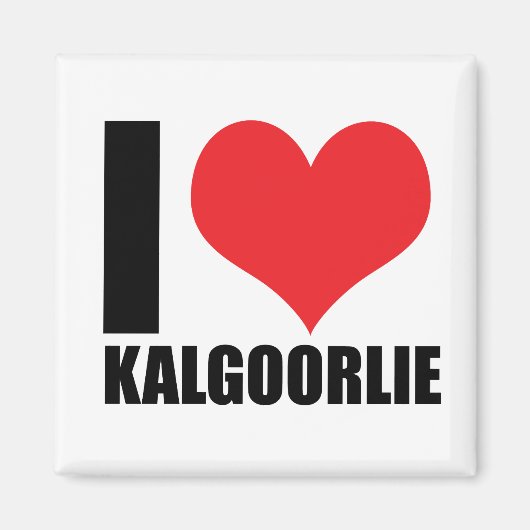 I Liebe Kalgoorlie Magnet (Vorne)