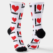 I Liebe Kalgoorlie Socken (Gewinkelt)