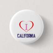 I Liebe Kalifornien Button (Vorderseite)
