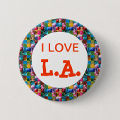 I LIEBE KALIFORNIEN BUTTON (Vorderseite)