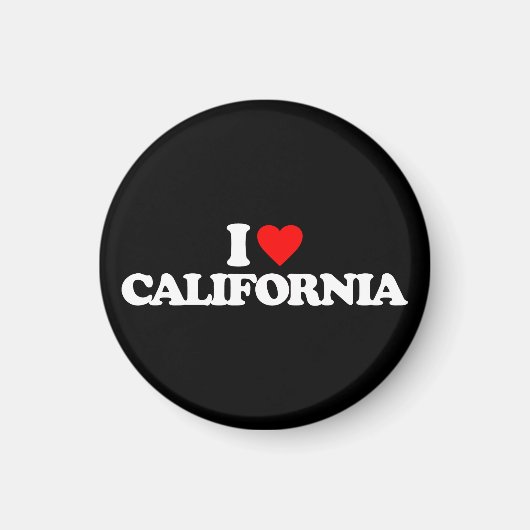 I LIEBE KALIFORNIEN MAGNET (Vorne)