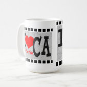 I Liebe Kalifornien - Tasse (Vorderseite Links)