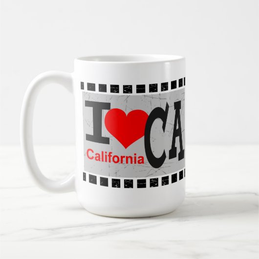 I Liebe Kalifornien - Tasse (Links)