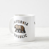 I Liebe Kalifornische Republik Kaffeetasse (Vorderseite Links)
