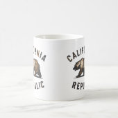 I Liebe Kalifornische Republik Kaffeetasse (Mittel)