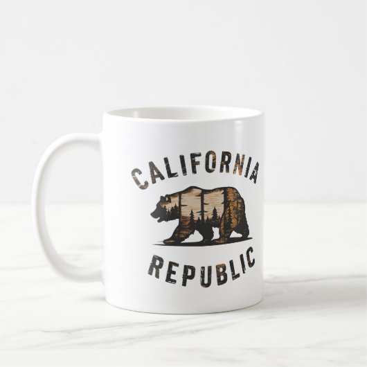 I Liebe Kalifornische Republik Kaffeetasse (Links)