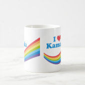 I Liebe Kamala Harris Niedlich Rainbow Kaffeetasse (Mittel)